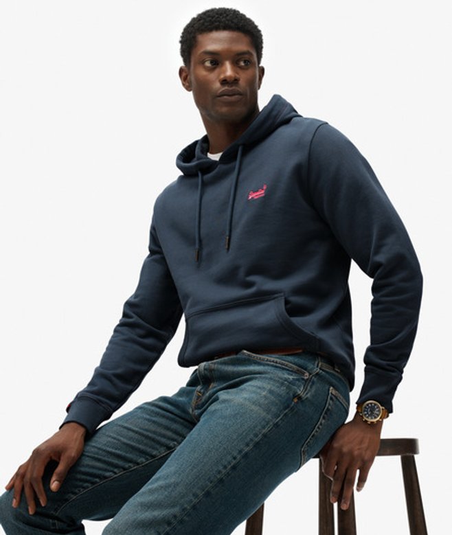 Essential Logo Hoodie Blue Grootte: L afbeelding