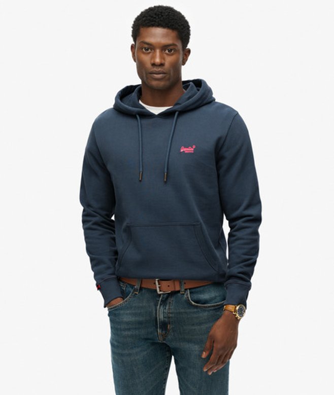 Superdry Essential Logo Hoodie Blue