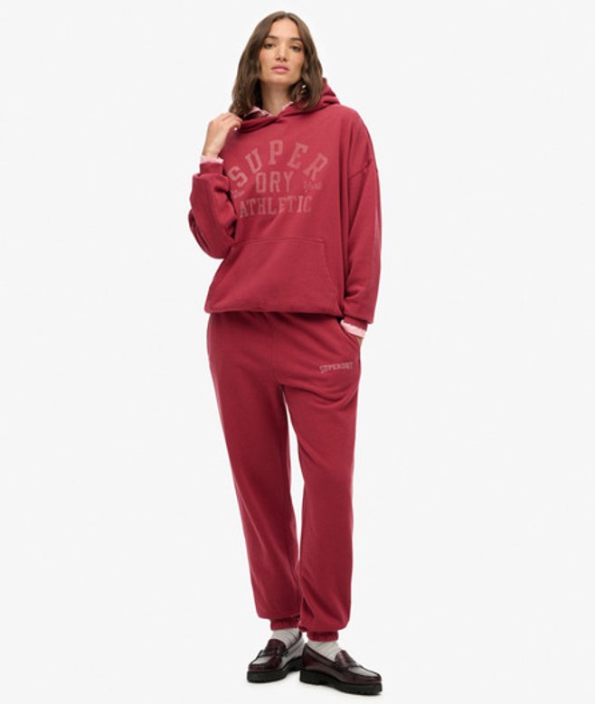 Superdry Athletic Essential Boyfriend Joggingbroek Red