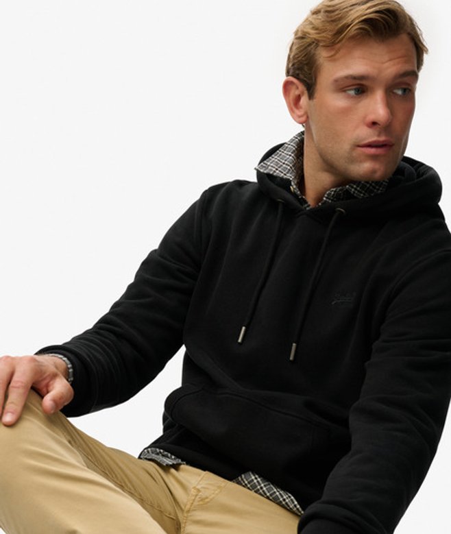 Essential Logo Hoodie Black Grootte: Xxxl afbeelding