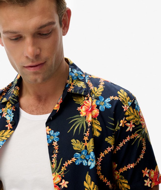 Men's Hemd mit Hawaii-print - Größe: S - Superdry - Modalova