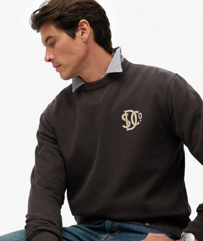 The Merchant Store - Sweatshirt met Print Black Grootte: Xxl afbeelding