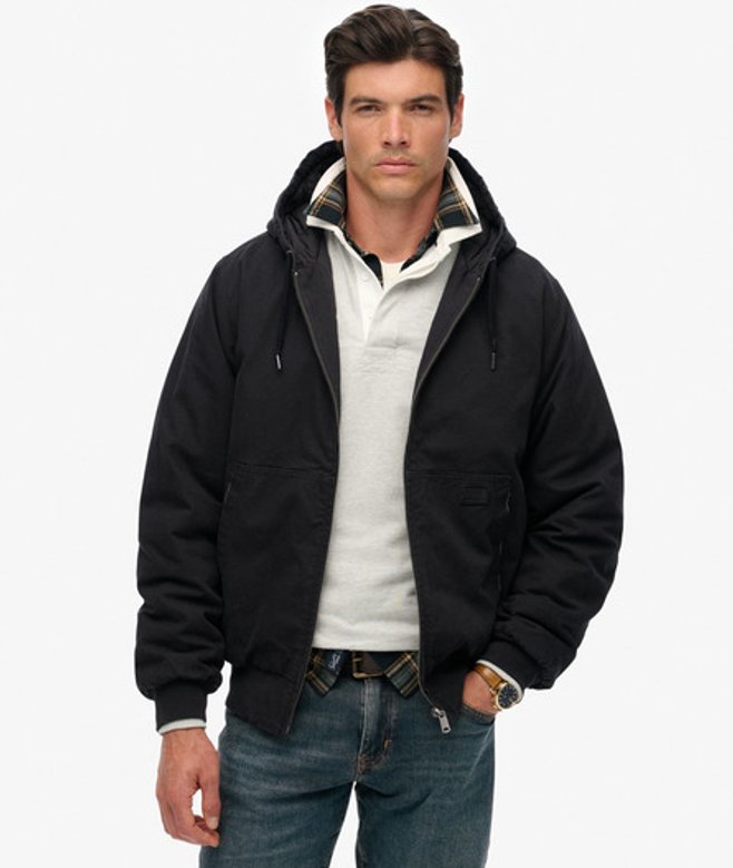 Herren Canvas Surplus Kapuzenjacke - Größe: M - Superdry - Modalova
