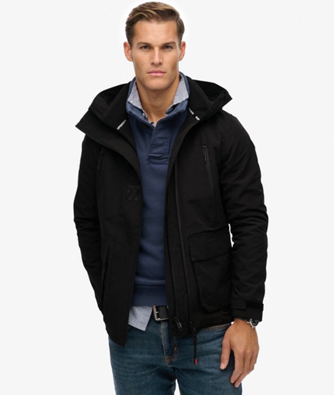Herren Kapuzen-windbreaker mit Stickerei - Größe: L - Superdry - Modalova
