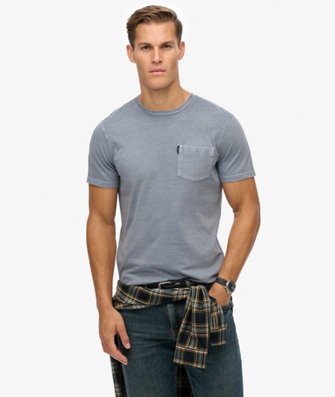 Herren Klassisches Essential Pocket T-shirt - Größe: M - Superdry - Modalova