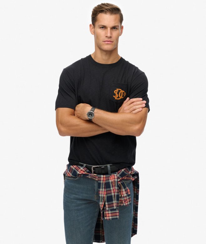 Herren The Merchant Store - T-shirt mit Grafik - Größe: XL - Superdry - Modalova