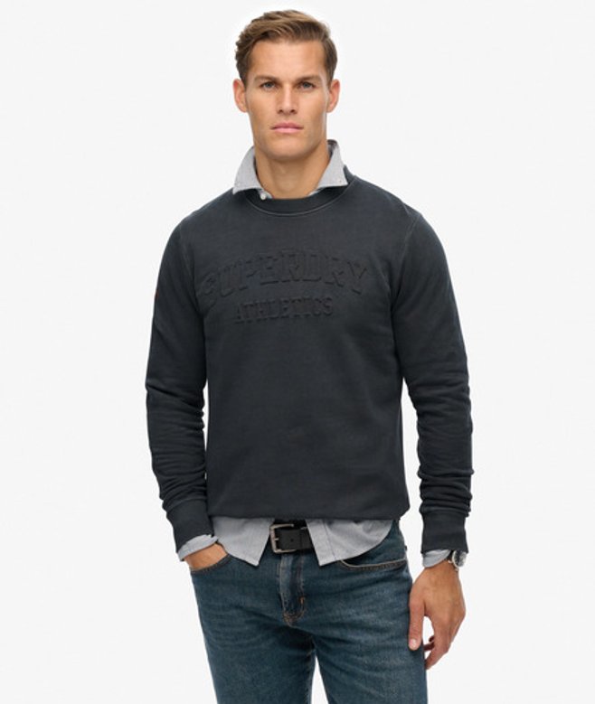 Athletic Embossed Sweatshirt