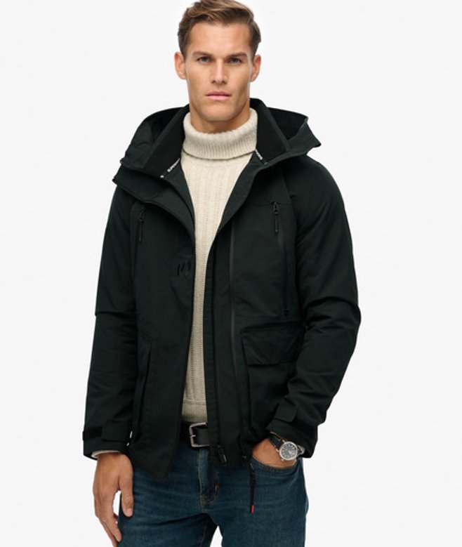 Herren Kapuzen-windbreaker mit Stickerei - Größe: L - Superdry - Modalova