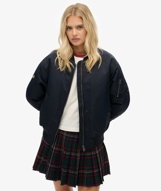 Superdry MA1 Bomberjack Blauw