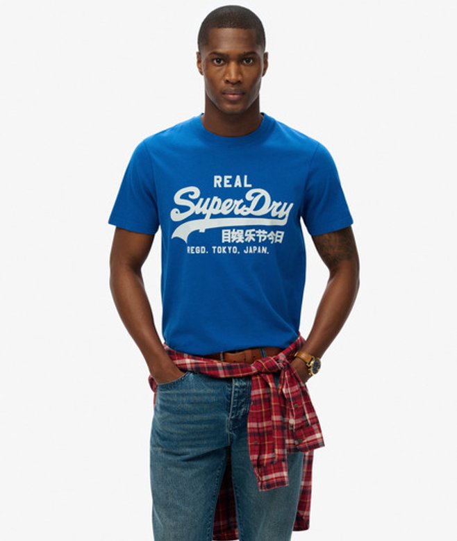 Herren Vintage Logo Workwear T-shirt - Größe: Xxl - Superdry - Modalova