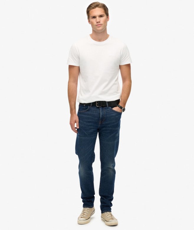 Jean Droit Slim Vintage en Coton bio Taille: 32/32 - Superdry - Modalova