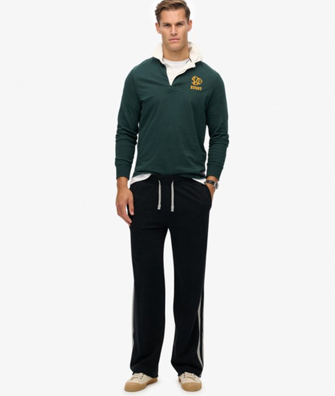 Superdry Athletic Fives Joggingbroek Blauw