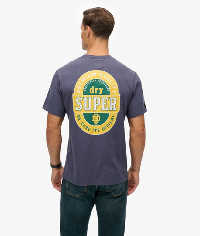 Herren Tap Room OverGrößed-t-shirt - Größe: Xxl - Superdry - Modalova