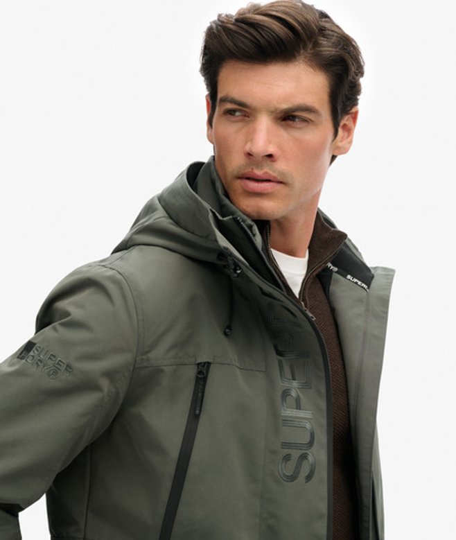Herren Kapuzen-windbreaker mit Stickerei - Größe: Xxl - Superdry - Modalova