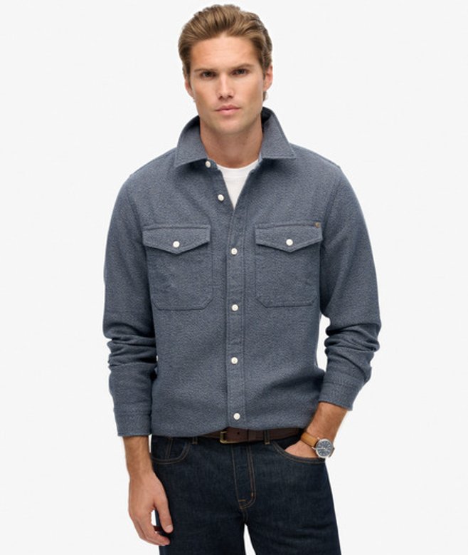 Chemise Flanelle Épaisse Merchant Taille: L - Superdry - Modalova