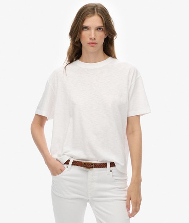 Studios T-shirt met Ronde Hals White Grootte: 40 afbeelding