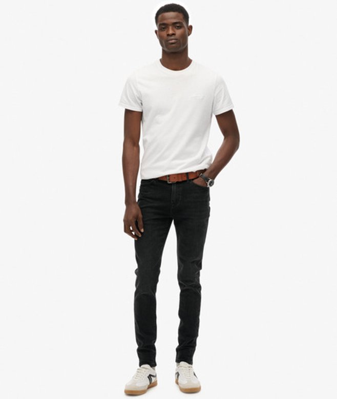 Vintage Skinny Jeans Black Grootte: 36/32 afbeelding