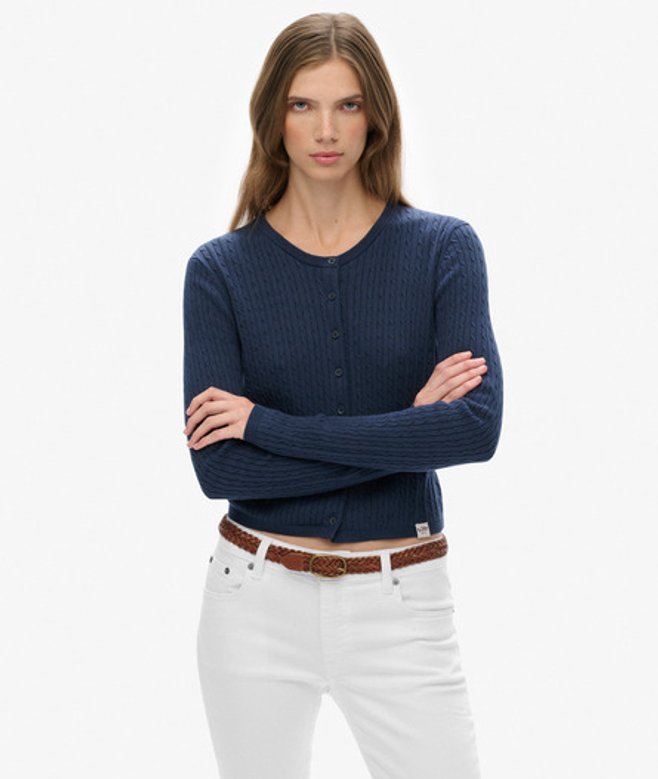 Microkabelvest Blauw Grootte: 40 afbeelding