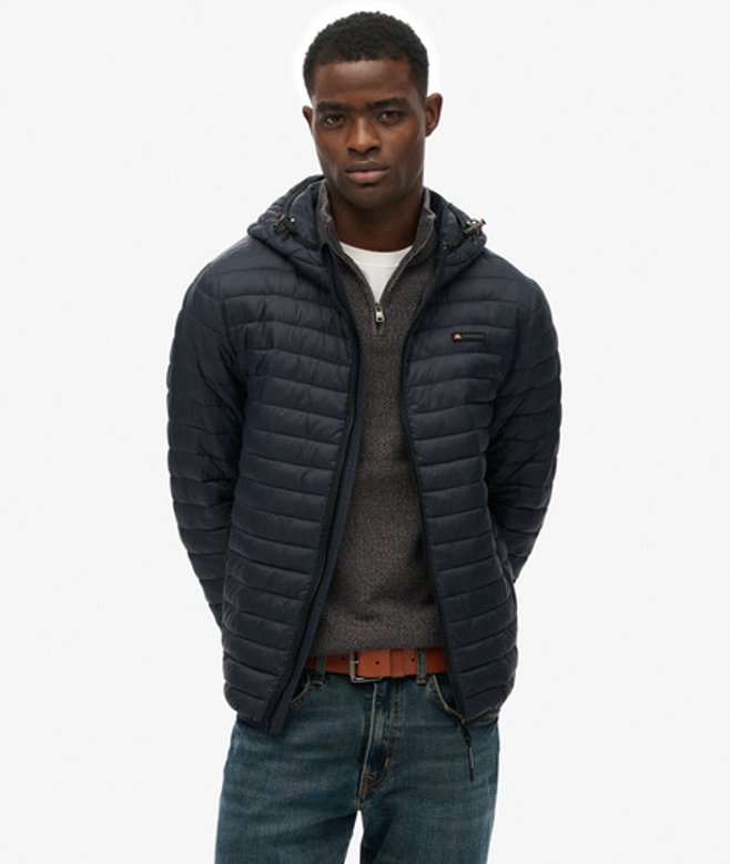 Herren Fuji Lite Kapuzenjacke - Größe: L - Superdry - Modalova
