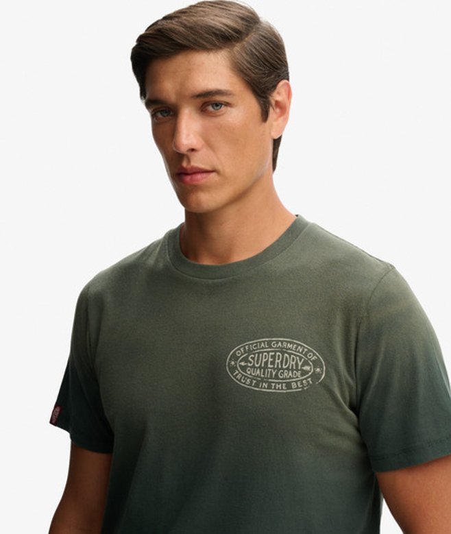 Lo-fi Outdoors Relaxed T-shirt Green Grootte: L afbeelding