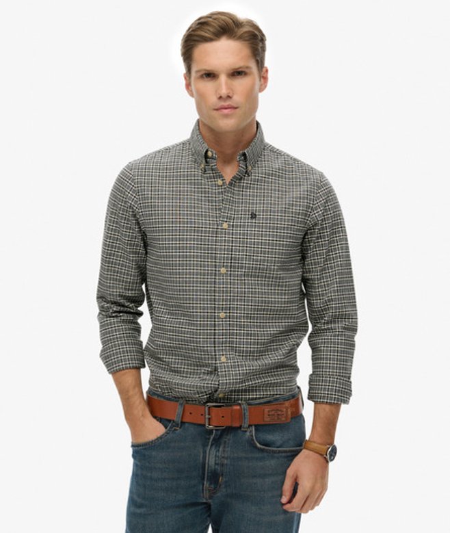 Chemise Oxford Premium à Carreaux Taille: Xxl - Superdry - Modalova
