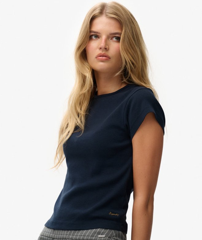Athletic Essential T-shirt Blauw Grootte: 40 afbeelding