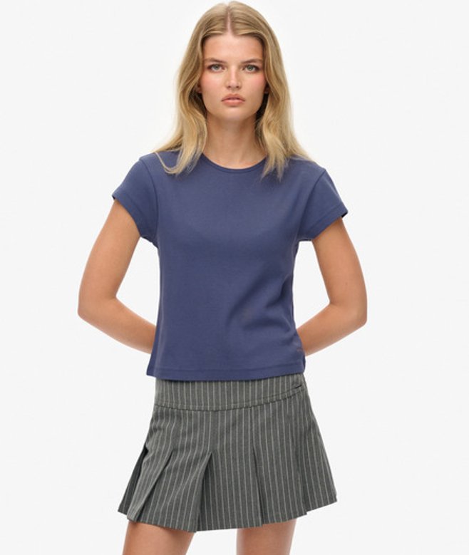 Athletic Essential T-shirt Blauw Grootte: 40 afbeelding