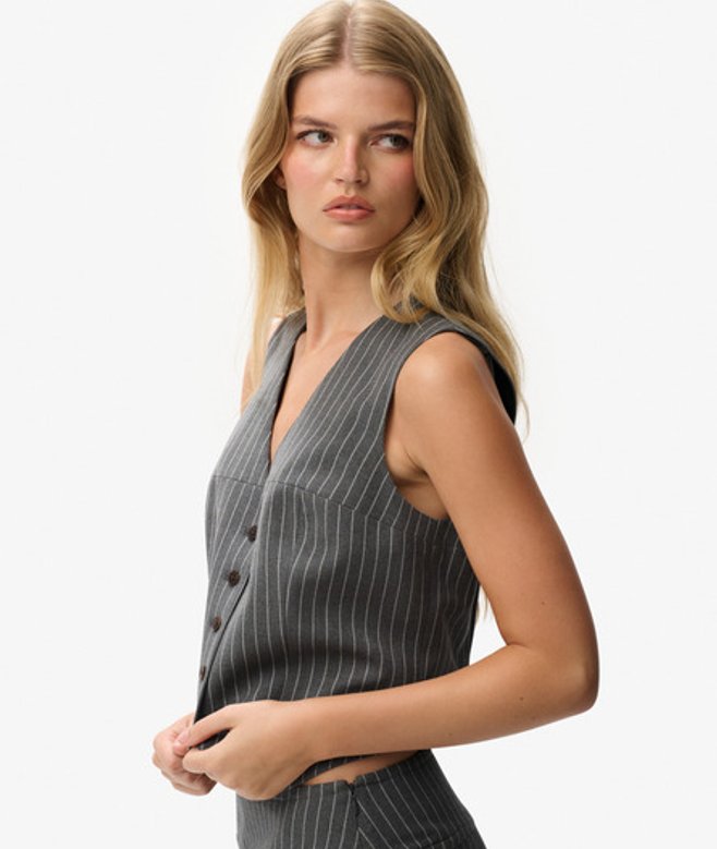Gilet à Rayures Fines Taille: 42 - Superdry - Modalova