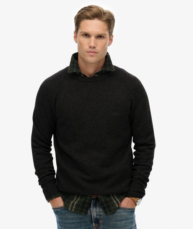 Herren Pullover aus Wollmischung - Größe: XL - Superdry - Modalova