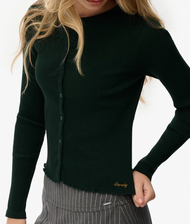 Athletic Essentials Geribd Vest Green Grootte: 36 afbeelding