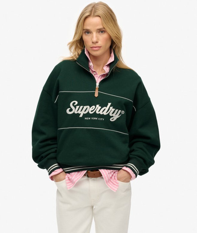 Sweatshirt Country Club Demi-zip Taille: 44 - Superdry - Modalova