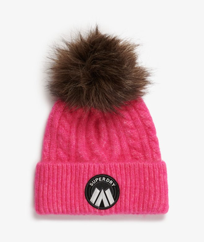 Luxe Gebreide Beanie met Kabelpatroon