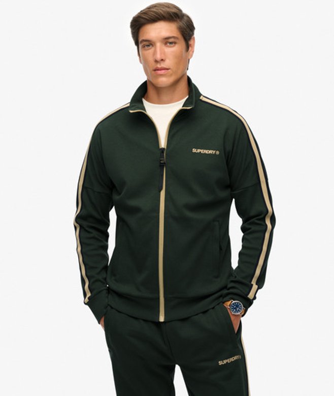 Tech Cult Trainingsjack met Losse Pasvorm Green Grootte: XL afbeelding