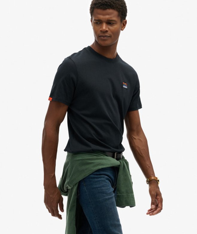 Great Outdoors T-shirt met Borduursel en Relaxte Pasvorm Blauw Grootte: Xxl afbeelding
