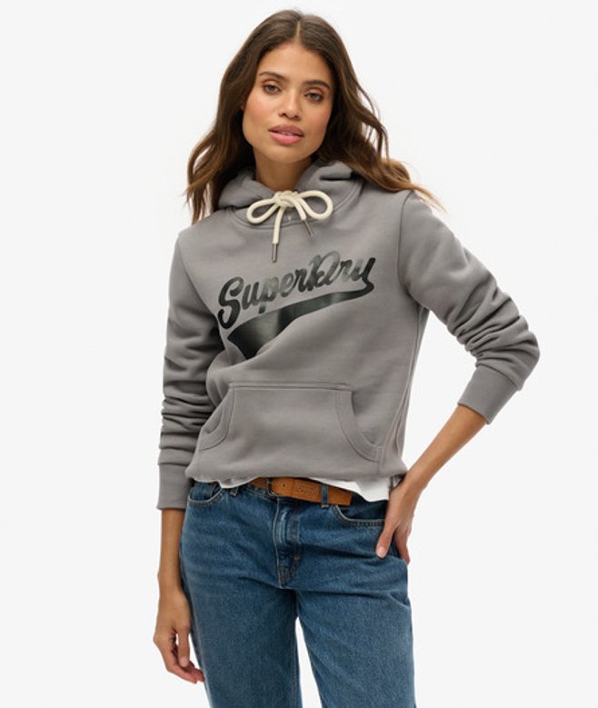 Superdry Super Athletics Hoodie Grey