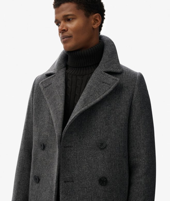 The Merchant Store - Wollen Pea Coat