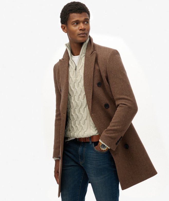 Merchant Town Jas Brown Grootte: S afbeelding