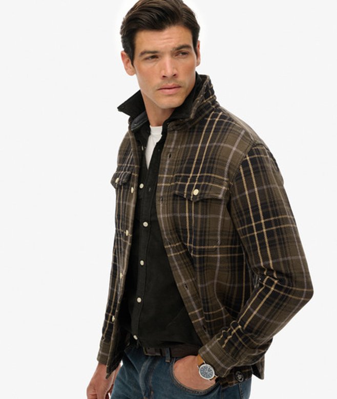 The Merchant Store - Zwaar Geruit Overhemd