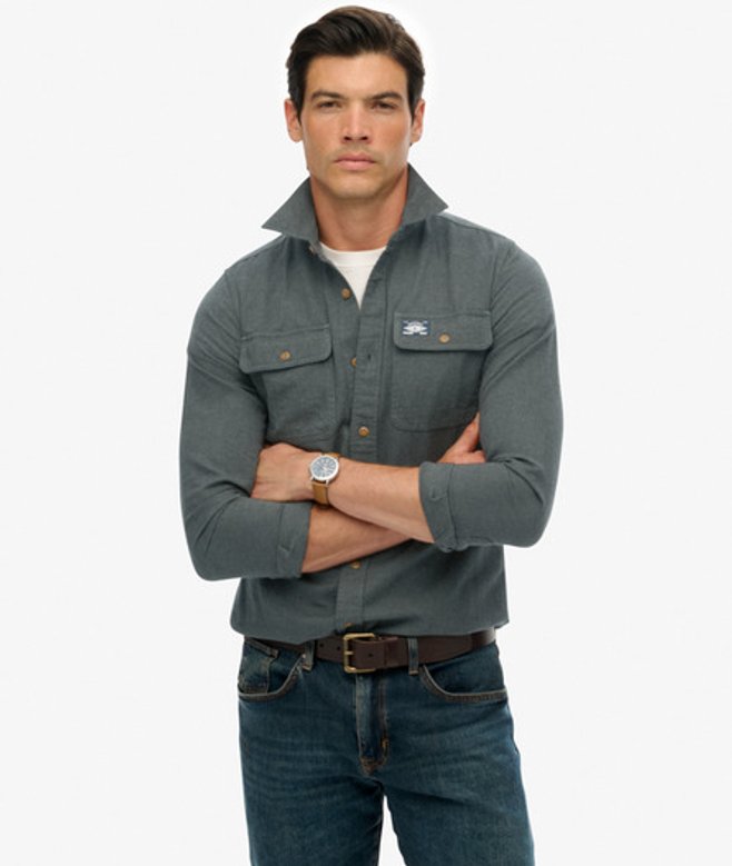 Herren Trailsman Overshirt in Lockerer Passform - Größe: M - Superdry - Modalova