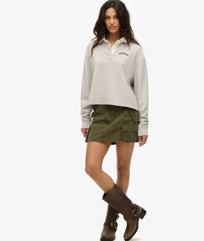 Utility Parachute rok Groen Grootte: 42 afbeelding