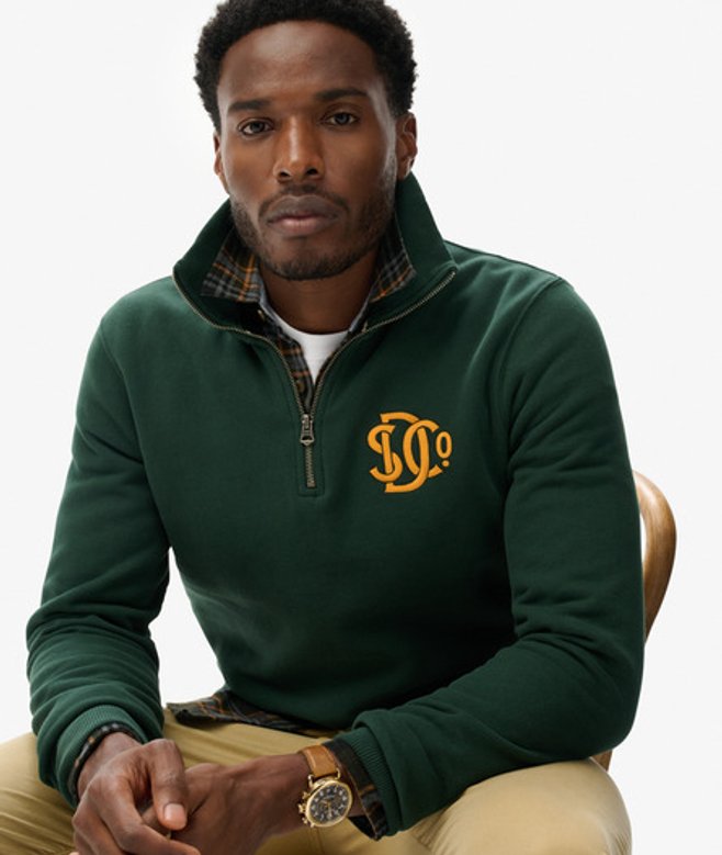 Sd & co. Half Zip Track Top
