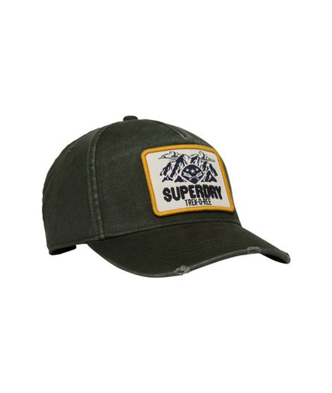 Truckerpet met Grafische Print Green Grootte: 1SIZE afbeelding