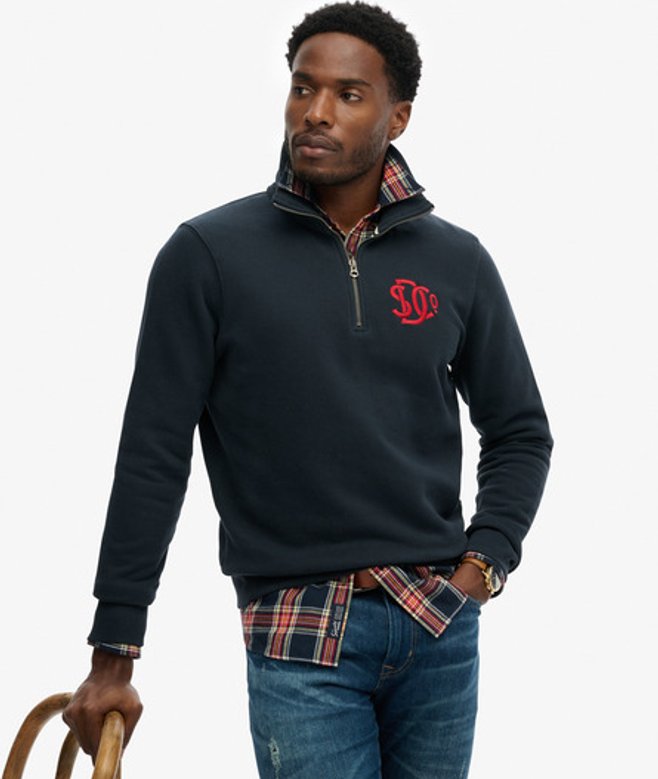 Sd & co. Half Zip Track Top