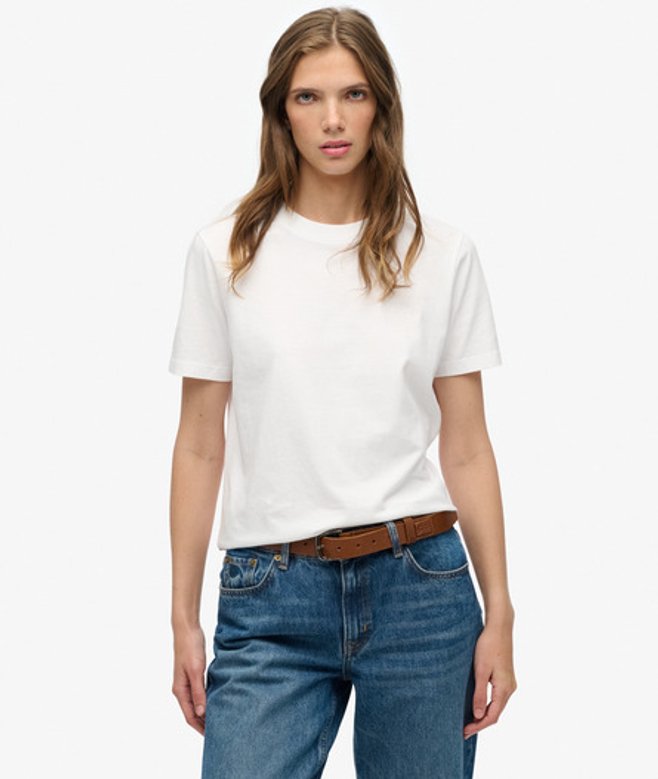 Essential Logo Geborduurde T-shirt