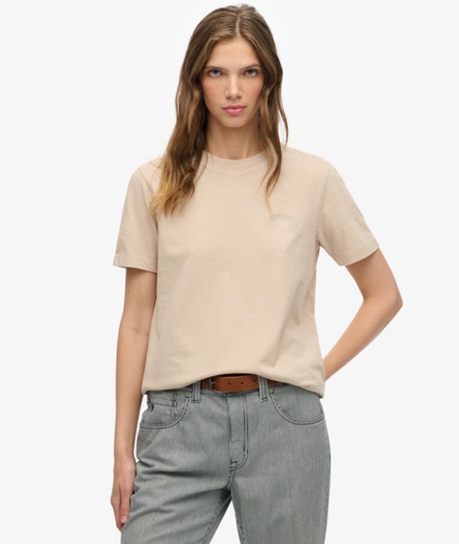 Essential Logo Geborduurde T-shirt