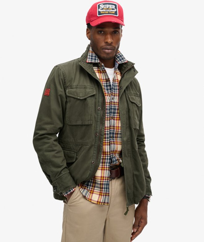 Rookie Military jas Khaki Grootte: S afbeelding