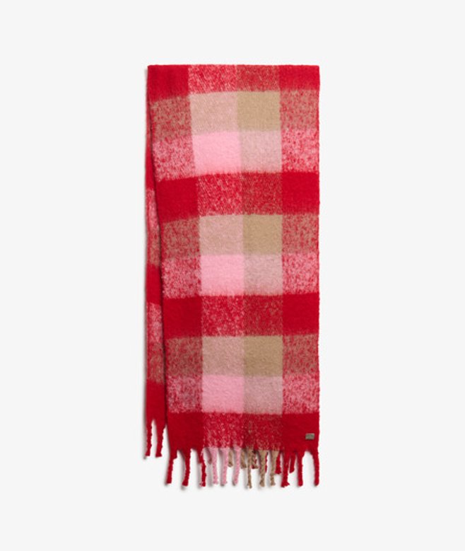 Geruite Sjaal Pink Grootte: 1SIZE afbeelding
