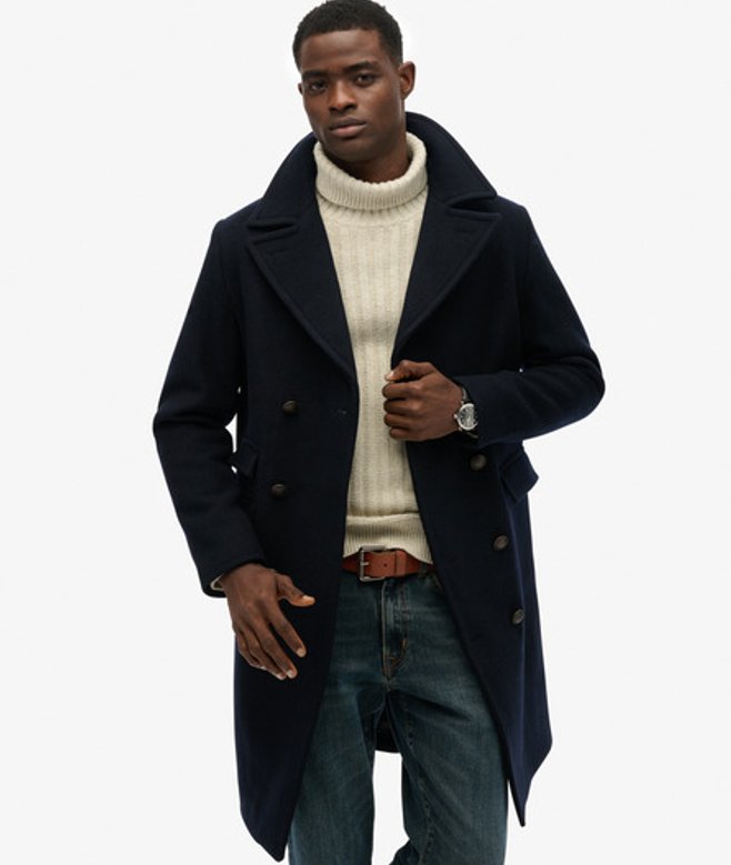 The Merchant Store - Wollen Lange Jas