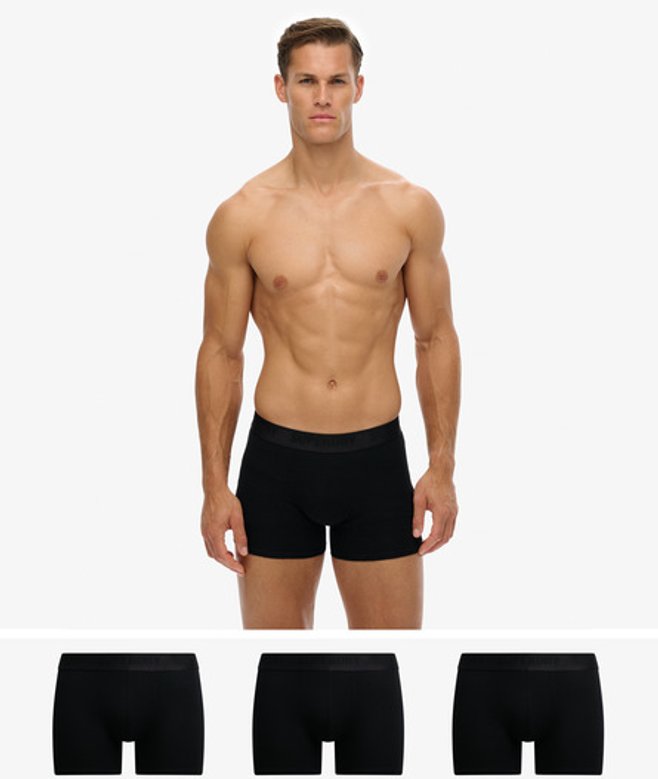 Boxershort Drieverpakking Black Grootte: M afbeelding