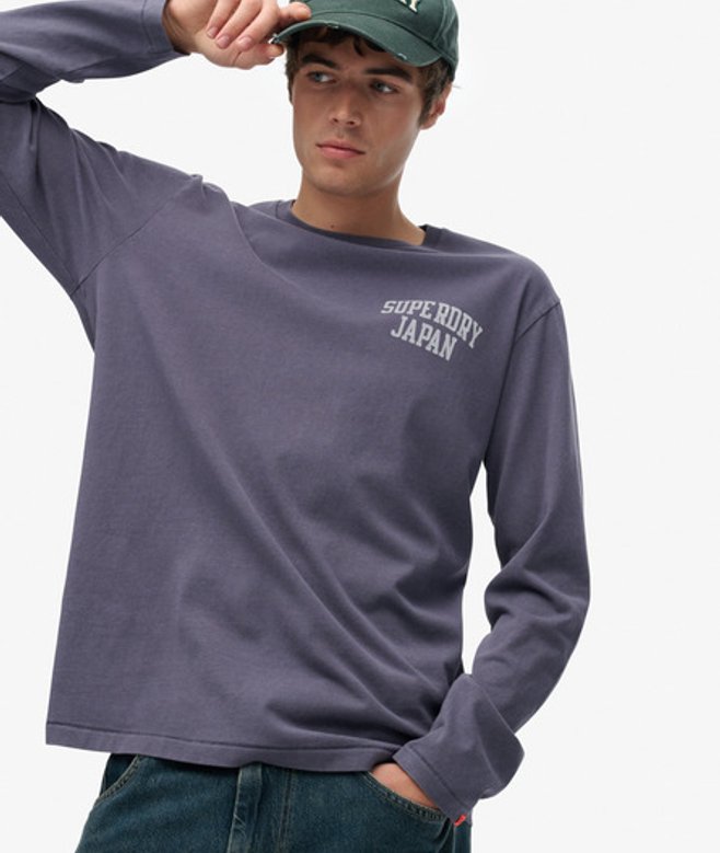 Athletic Essentials top met Lange Mouwen Purple Grootte: Xxl afbeelding